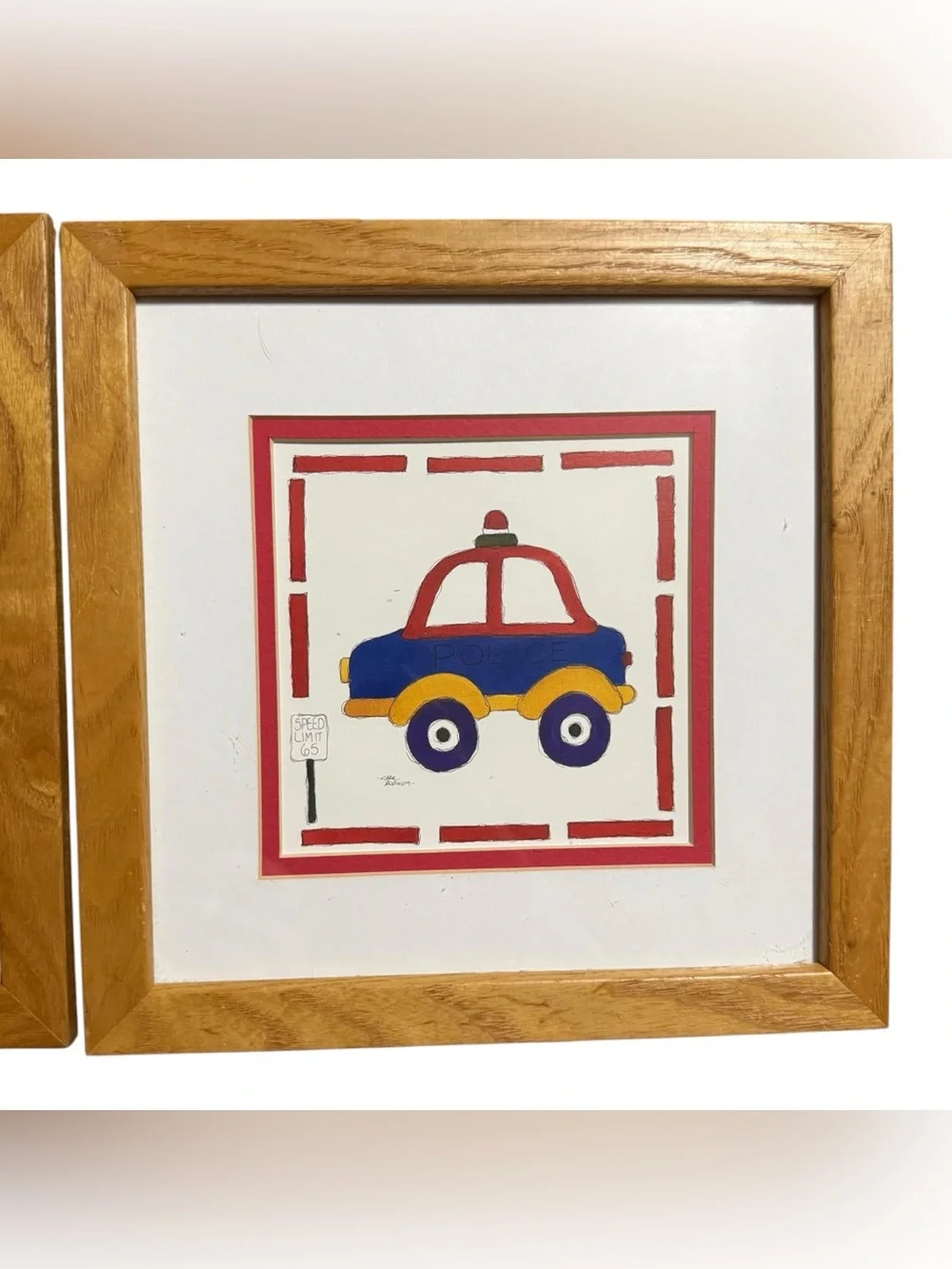 Trucks & Cars by Carol Robinson Framed Prints Boys Room Nursery Firetruck Police